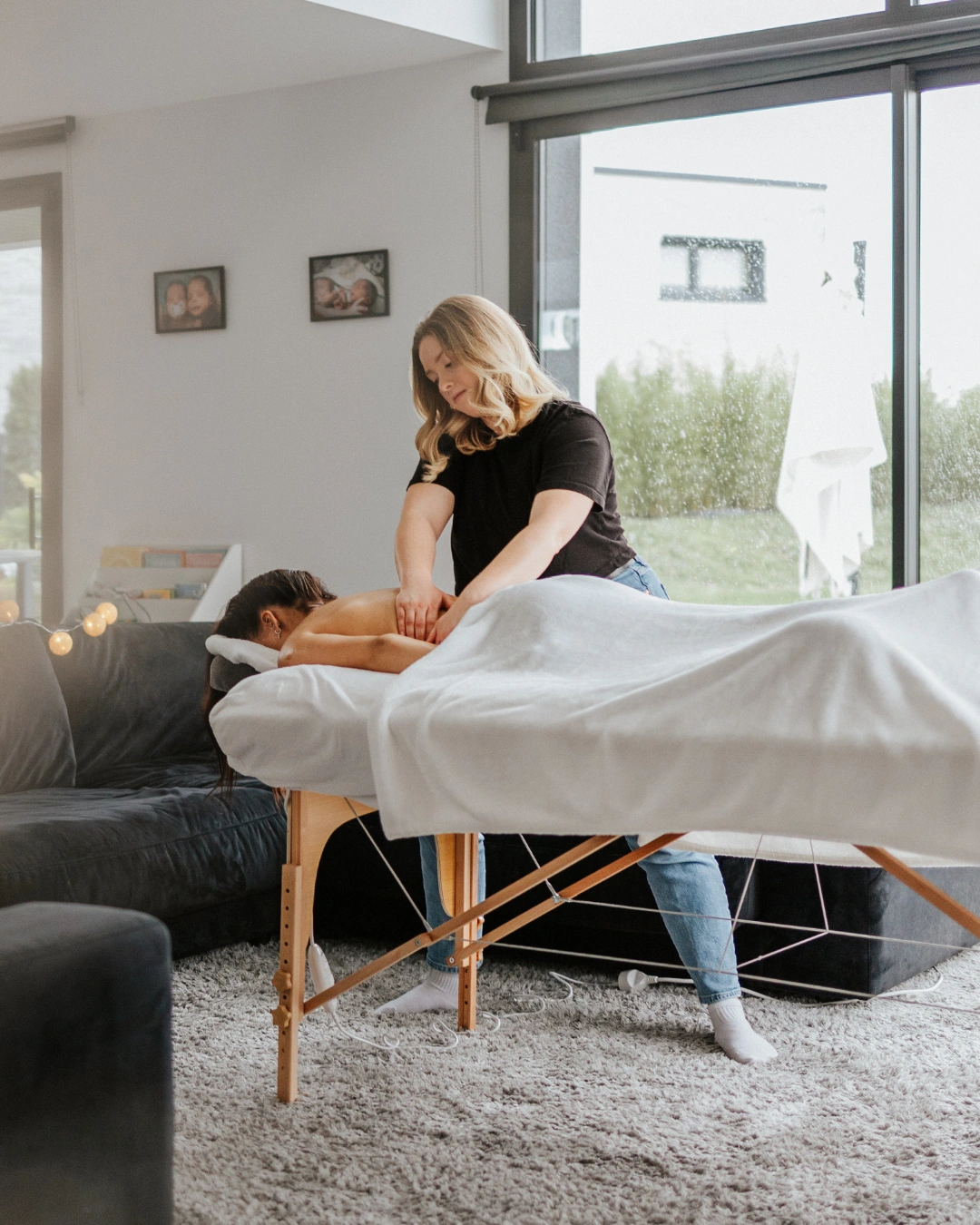 Massage du dos massage femme